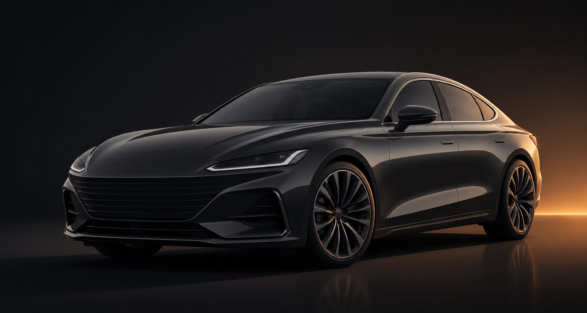 Ilustração de carro com acabamento impecável, representando a reparação automotiva da Gudoski